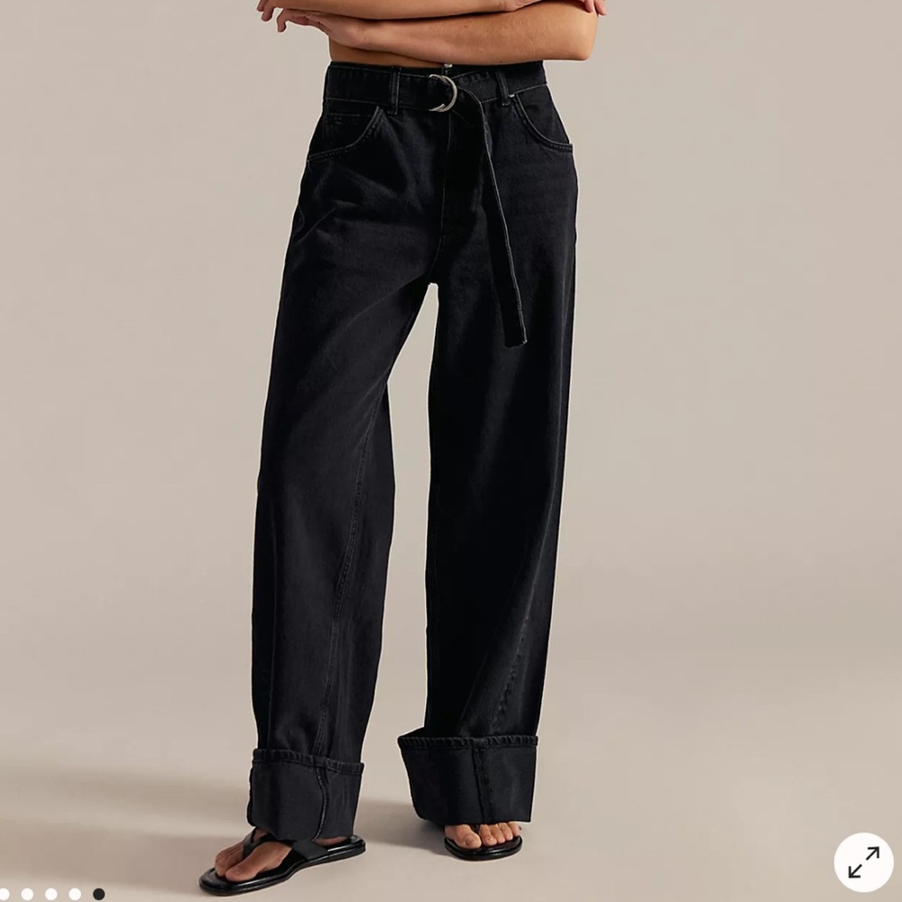 We The Free Black Flare & Wide Leg Jeans